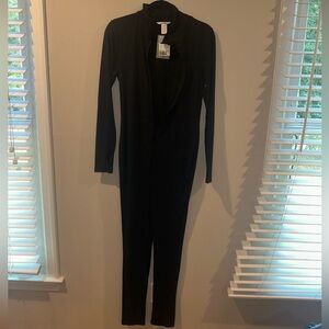 H&M Black Long Sleeve Onesie